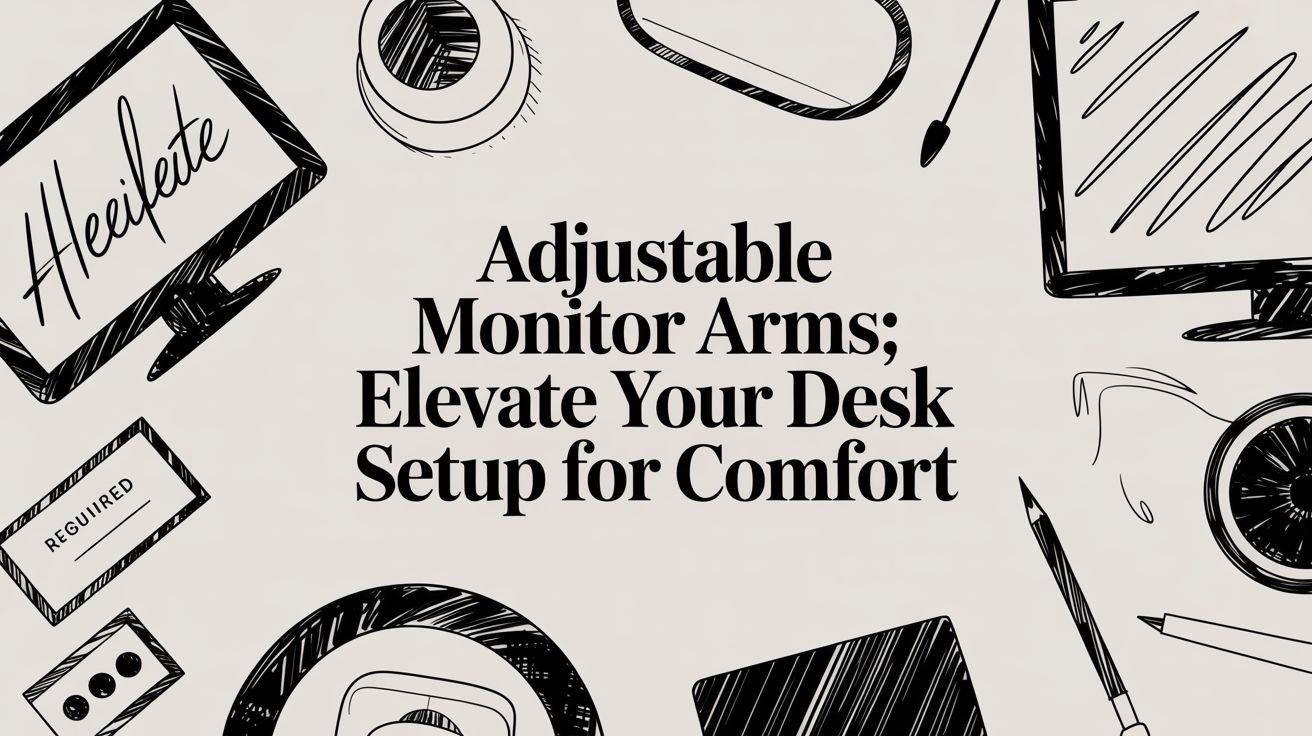 Adjustable Monitor Arms: Elevate Your Desk Setup for Comfort