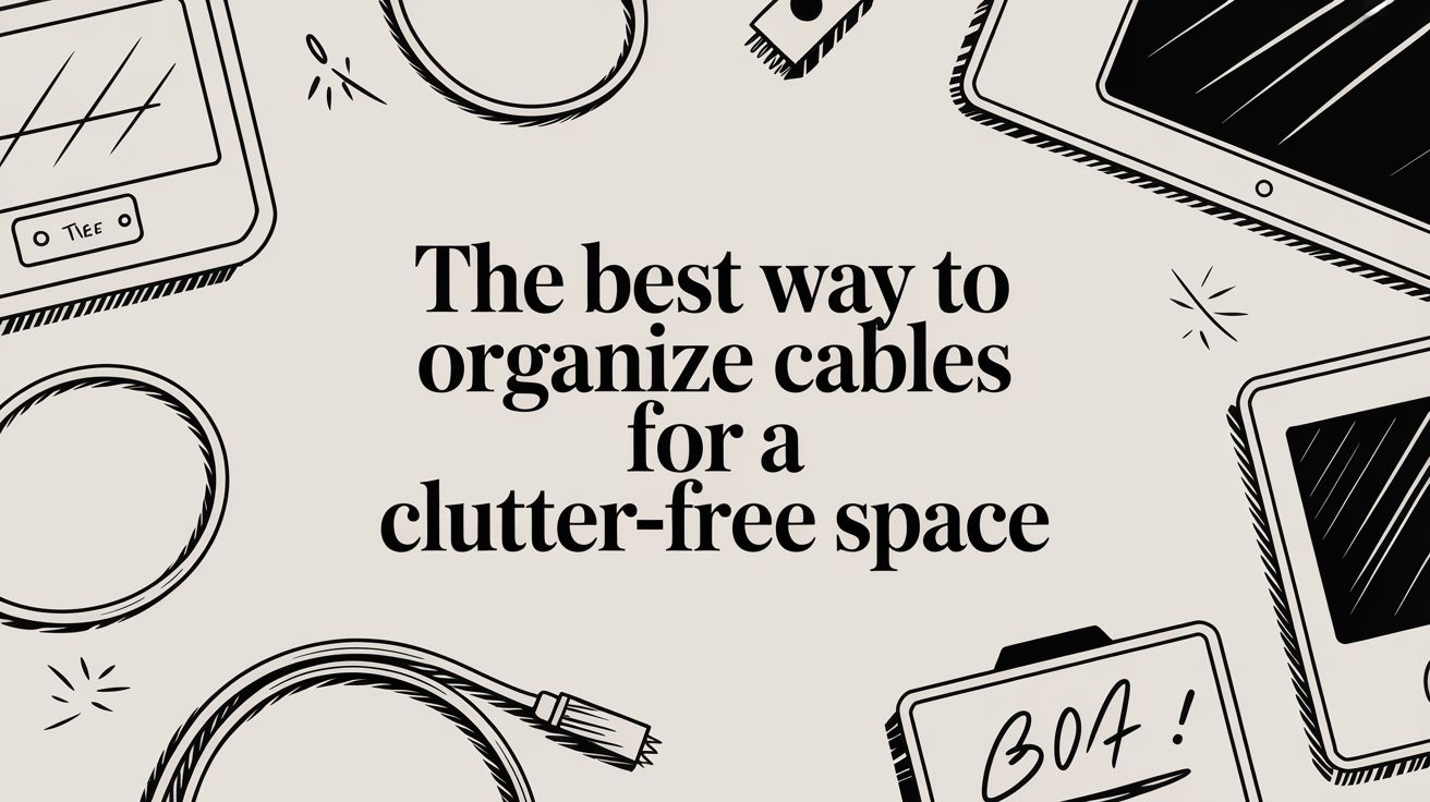 The Best Way to Organize Cables for a Clutter-Free Space