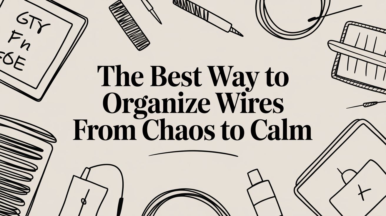 The Best Way to Organize Wires From Chaos to Calm