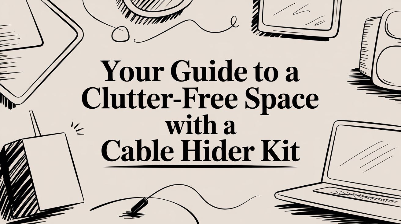 Your Guide to a Clutter-Free Space with a Cable Hider Kit
