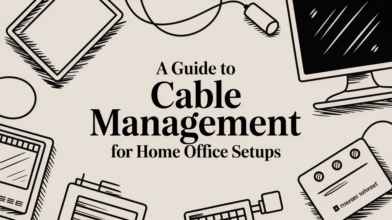 A Guide to Cable Management for Home Office Setups