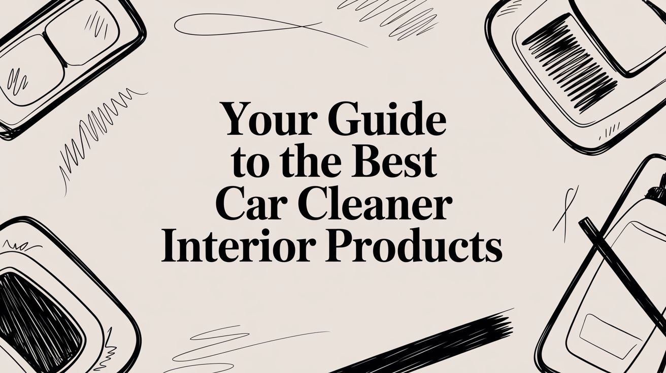 Your Guide to the Best Car Cleaner Interior Products