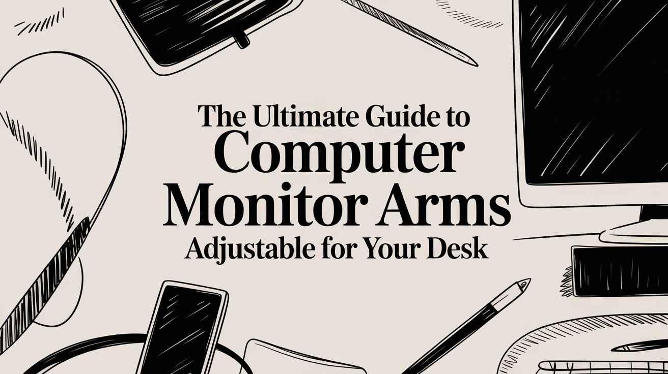 The Ultimate Guide to Computer Monitor Arms Adjustable for Your Desk
