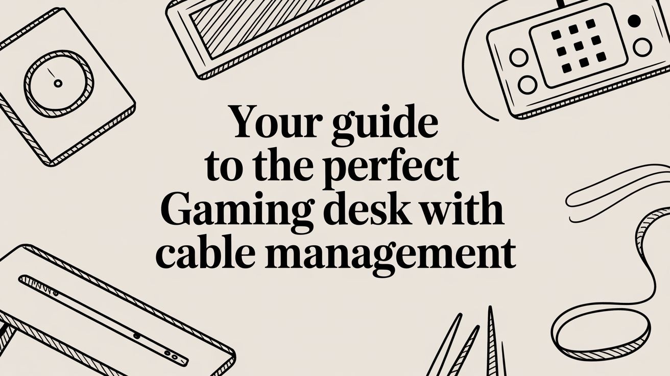 Your Guide to the Perfect Gaming Desk with Cable Management
