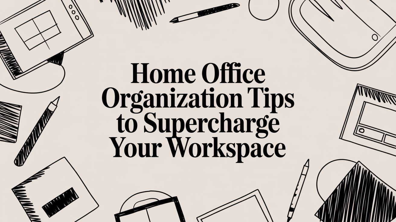 Home Office Organization Tips to Supercharge Your Workspace