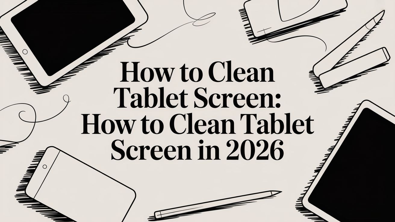 How to Clean Tablet Screen: how to clean tablet screen in 2026