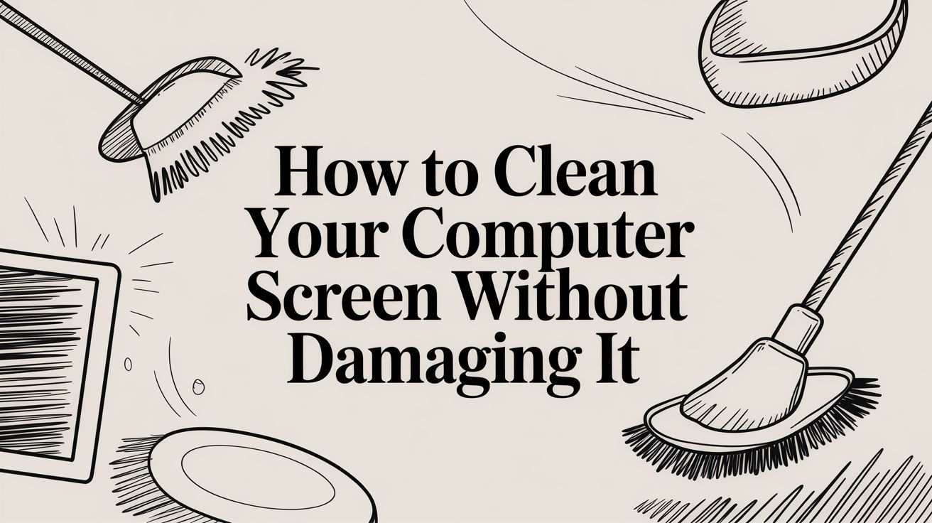 How to Clean Your Computer Screen Without Damaging It