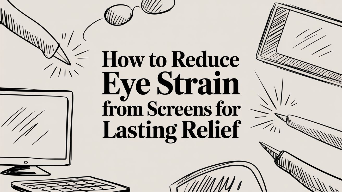How to Reduce Eye Strain from Screens for Lasting Relief