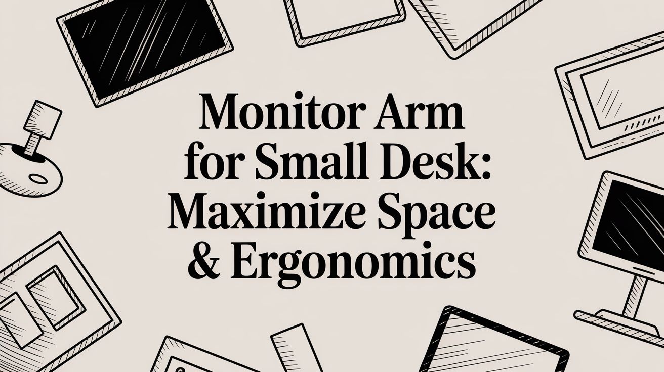 Monitor Arm for Small Desk: Maximize Space & Ergonomics