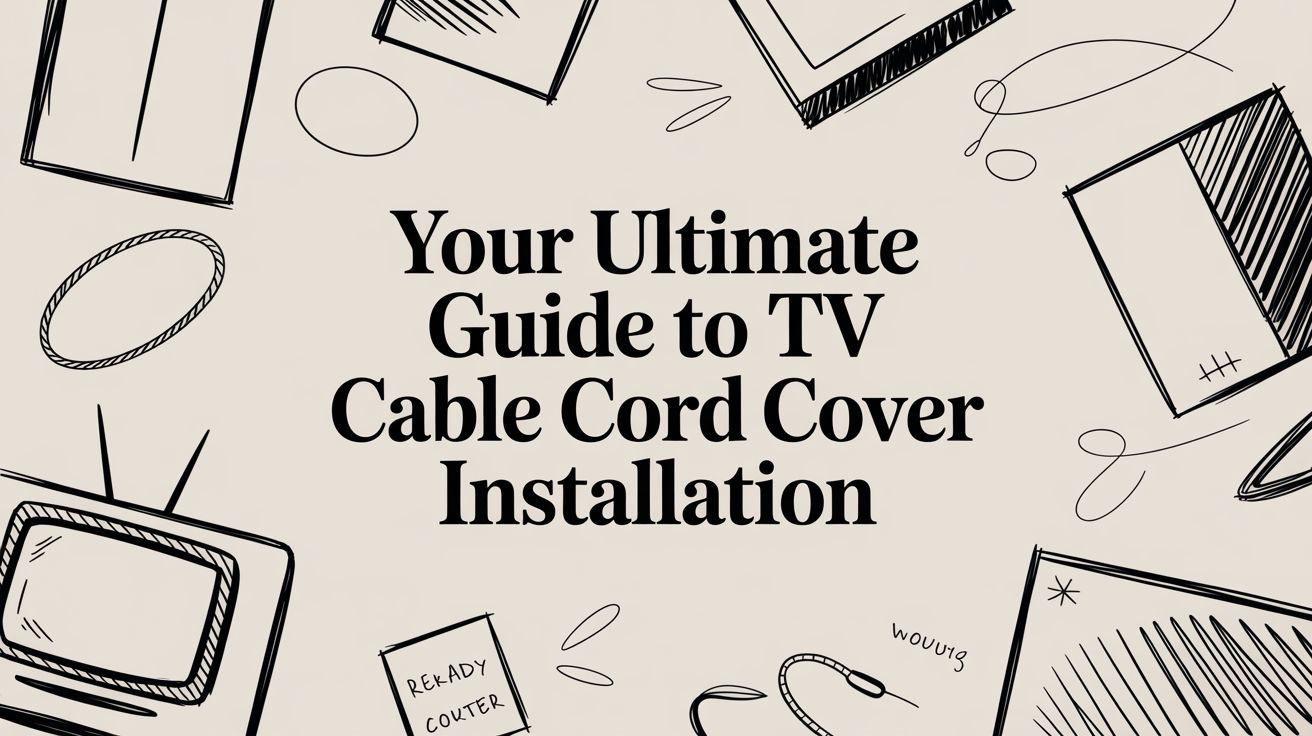 Your Ultimate Guide to TV Cable Cord Cover Installation