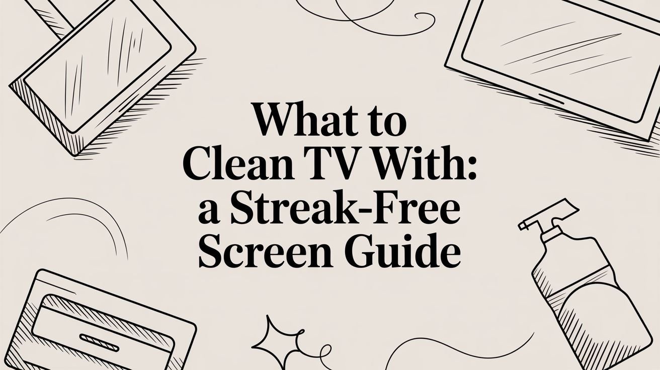 What to Clean TV With: A Streak-Free Screen Guide