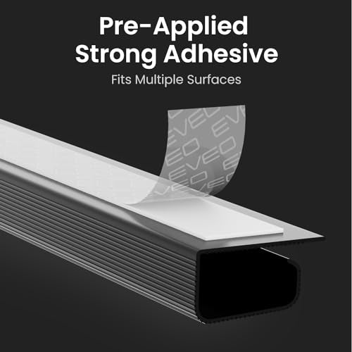 96" J Channel Cable Raceway Kit - EVEO TV