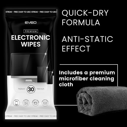 Electronic Wipes - Pack of 30 - EVEO TV
