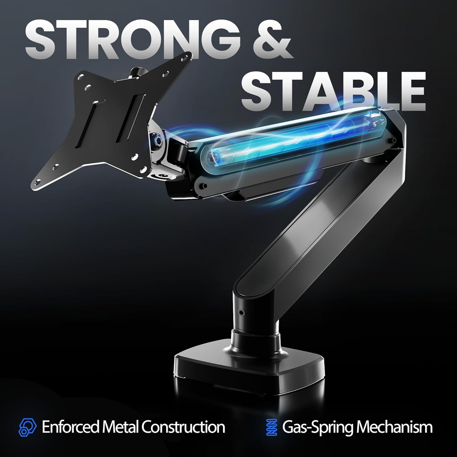 Single Monitor Arm Desk Mount - EVEO TV