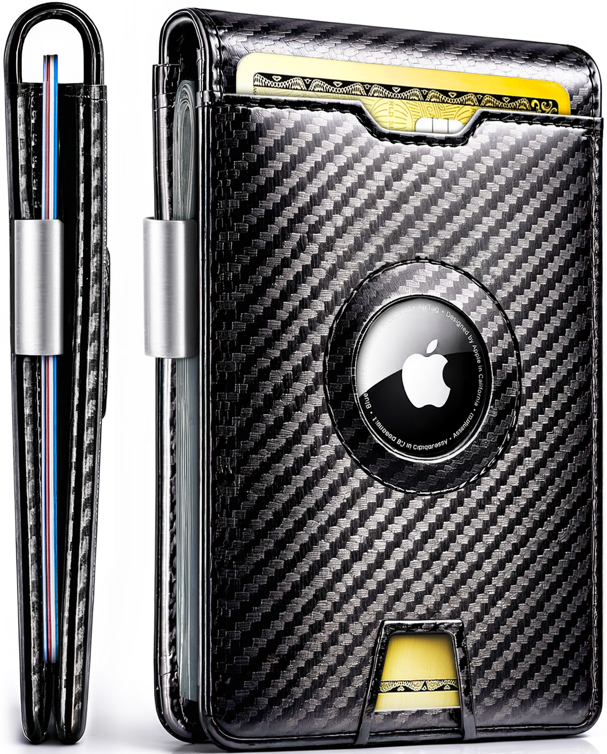 Apple AirTag Wallet - Carbon - EVEO TV