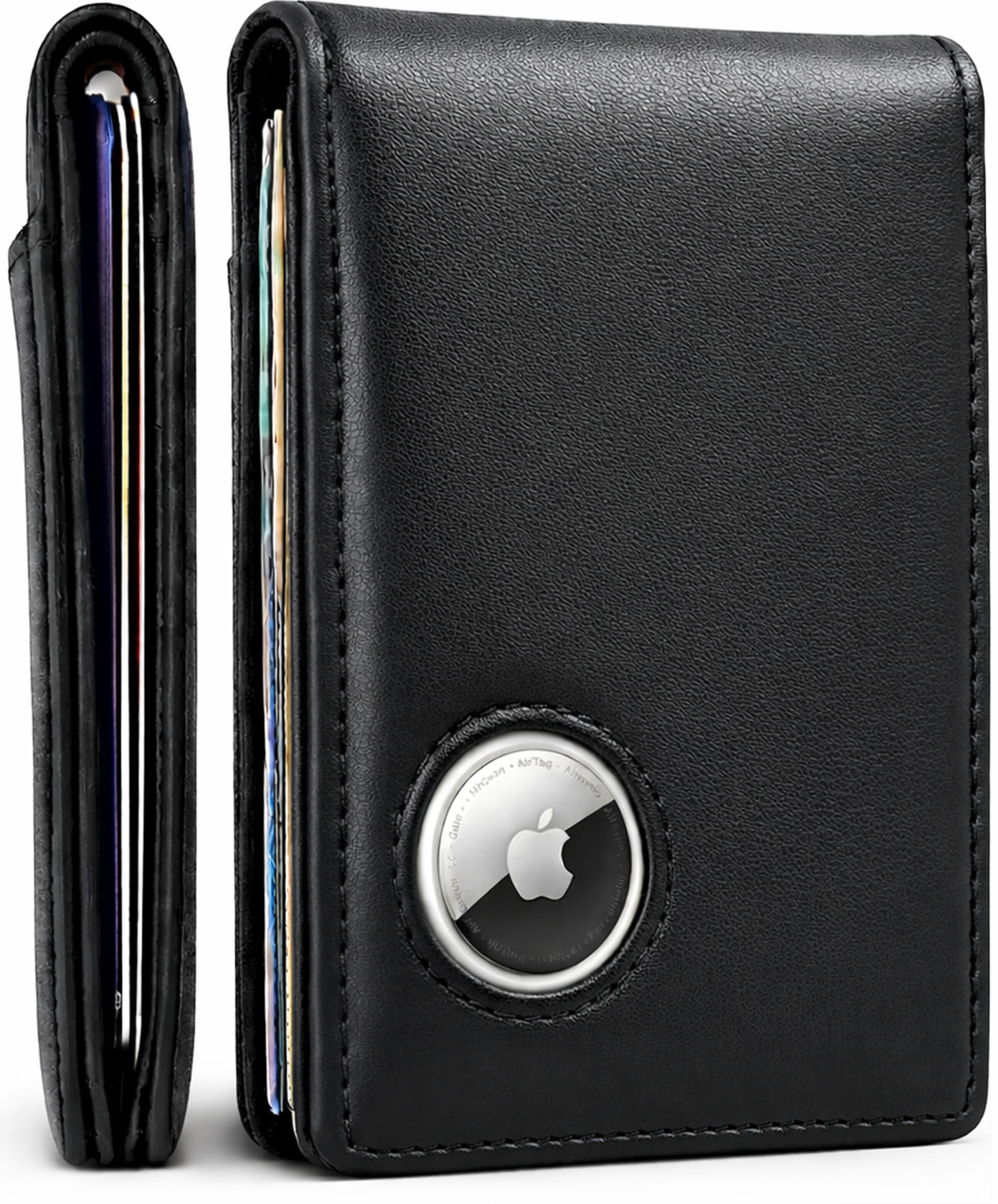 Apple AirTag Wallet - Genuine Leather - EVEO TV