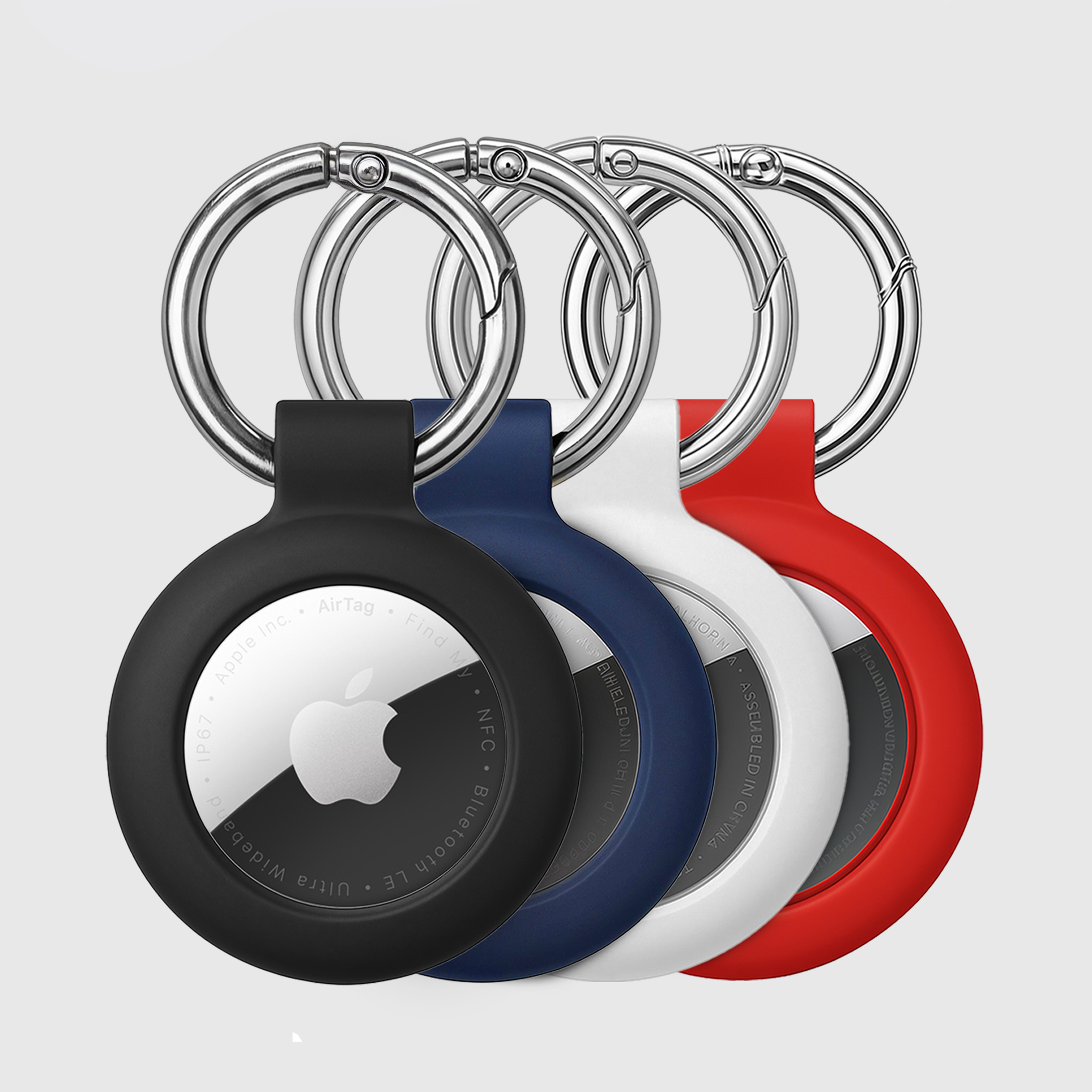 Apple AirTag Keychain Holder – (4 Pack) | EVEO – EVEO TV