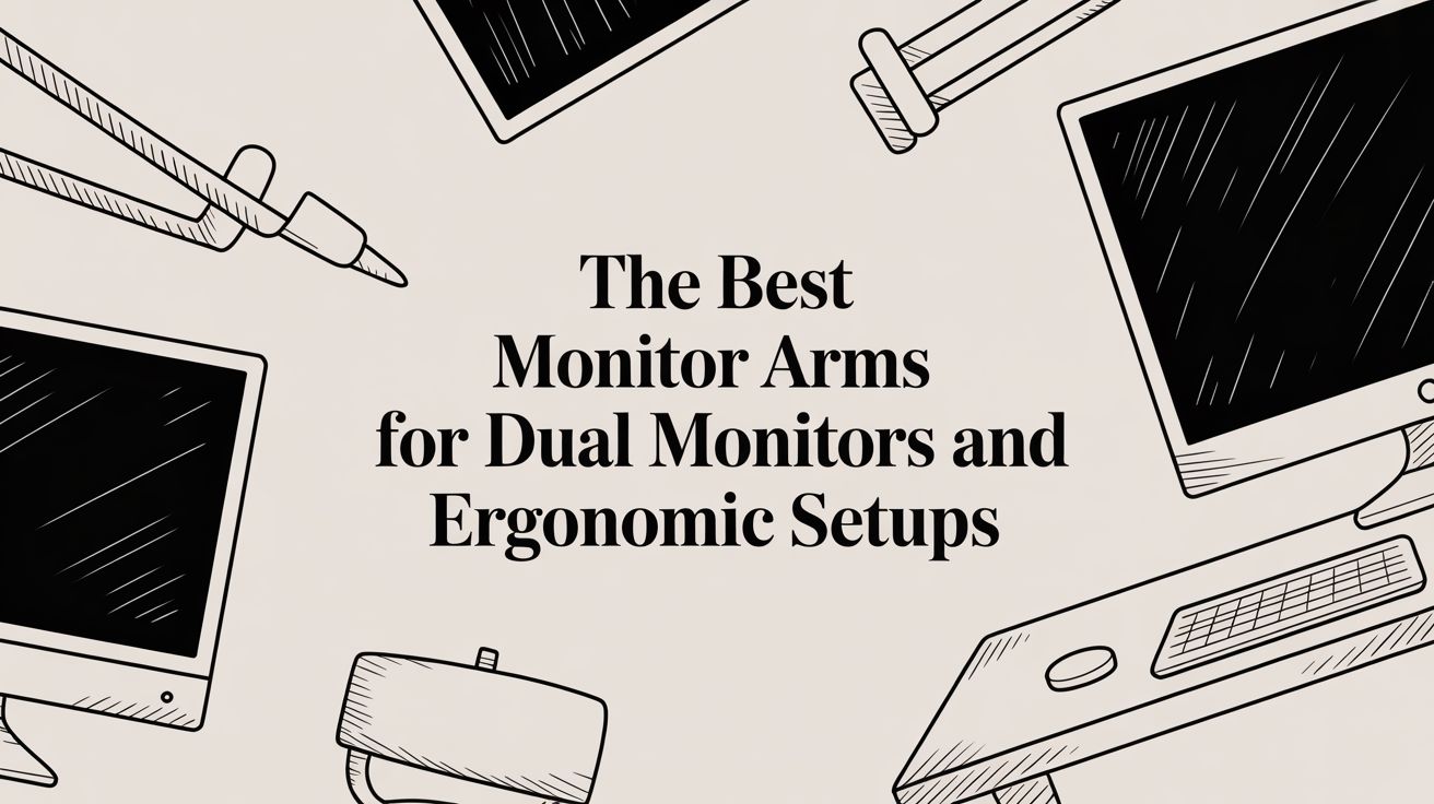The Best Monitor Arms for Dual Monitors and Ergonomic Setups