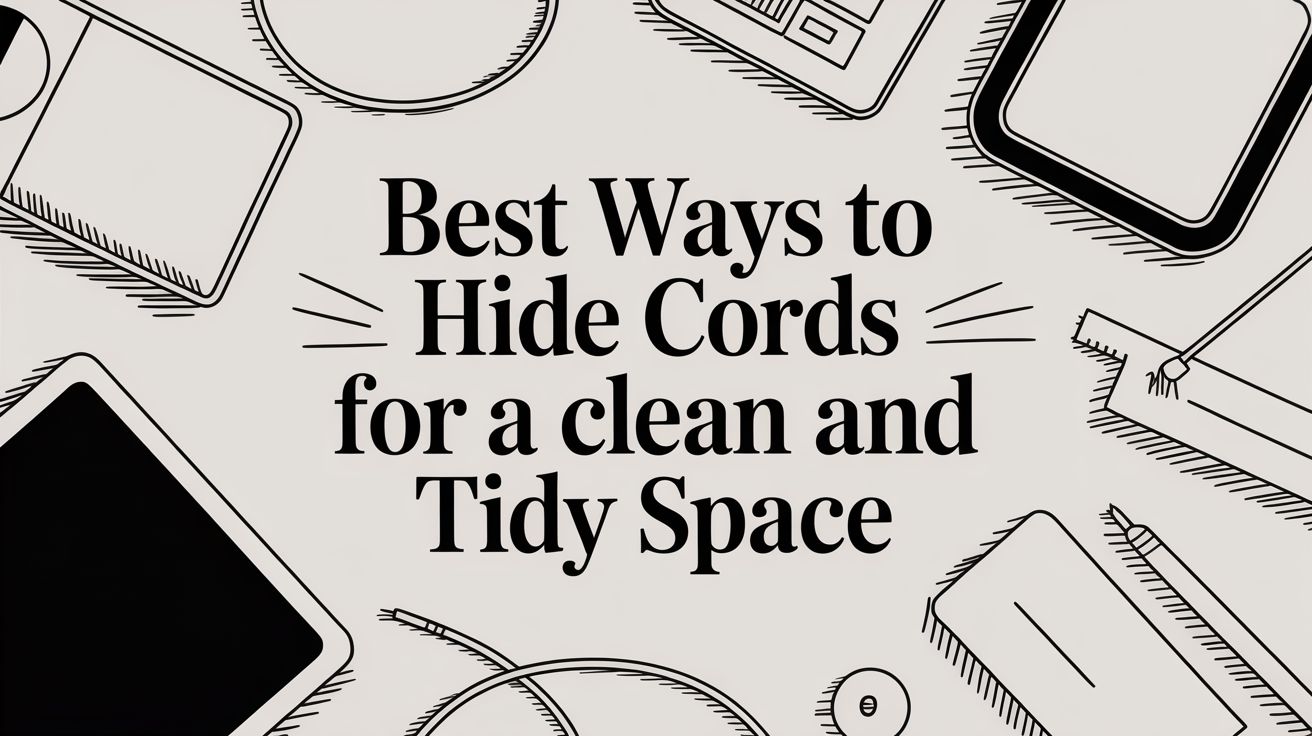 Best Ways to Hide Cords for a Clean and Tidy Space