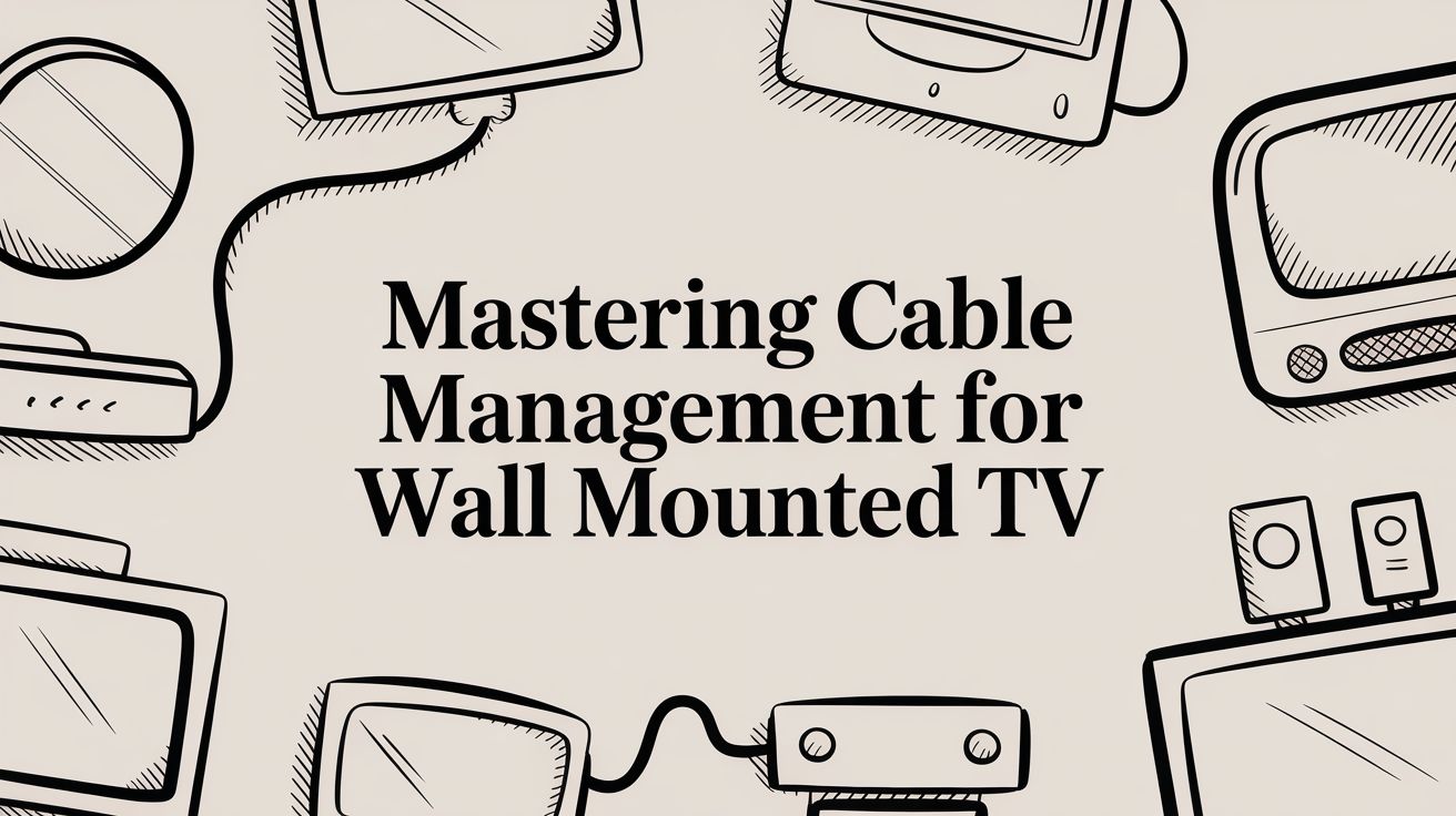 Mastering Cable Management for Wall Mounted TV