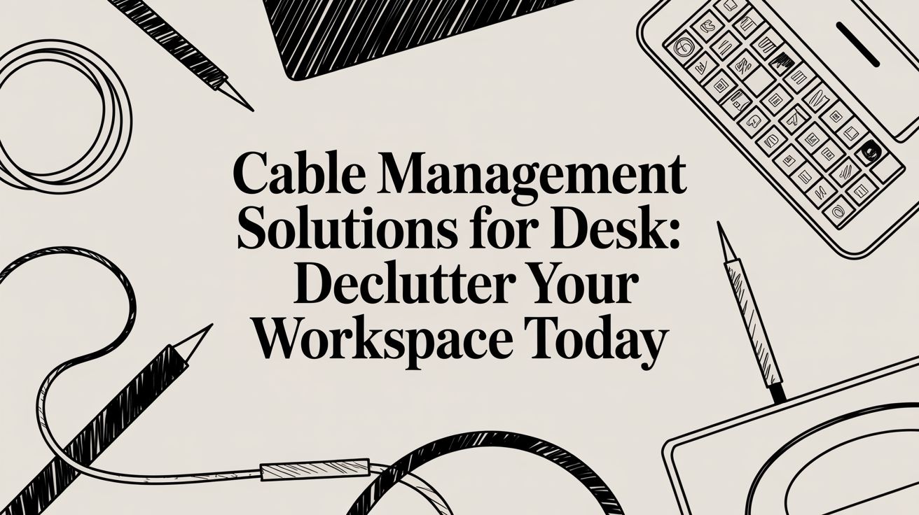 Cable Management Solutions for Desk: Declutter Your Workspace Today