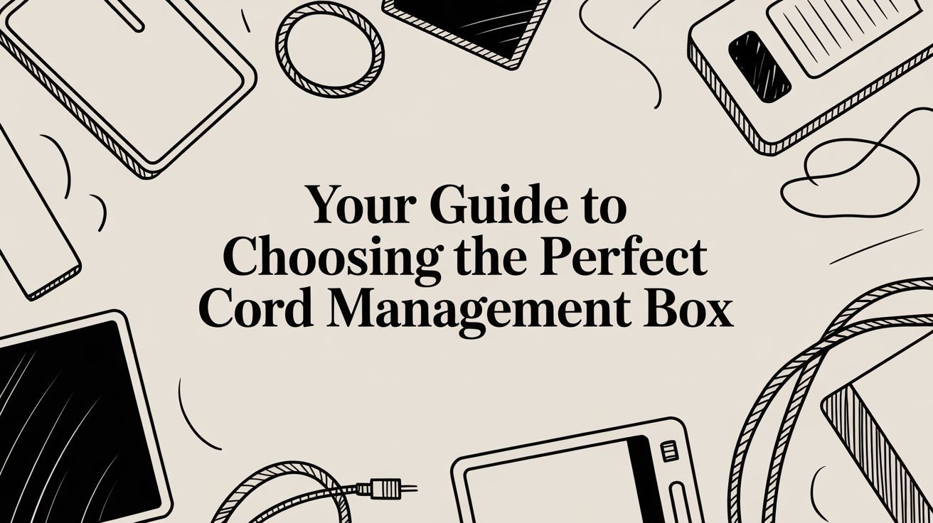 Your Guide to Choosing the Perfect Cord Management Box