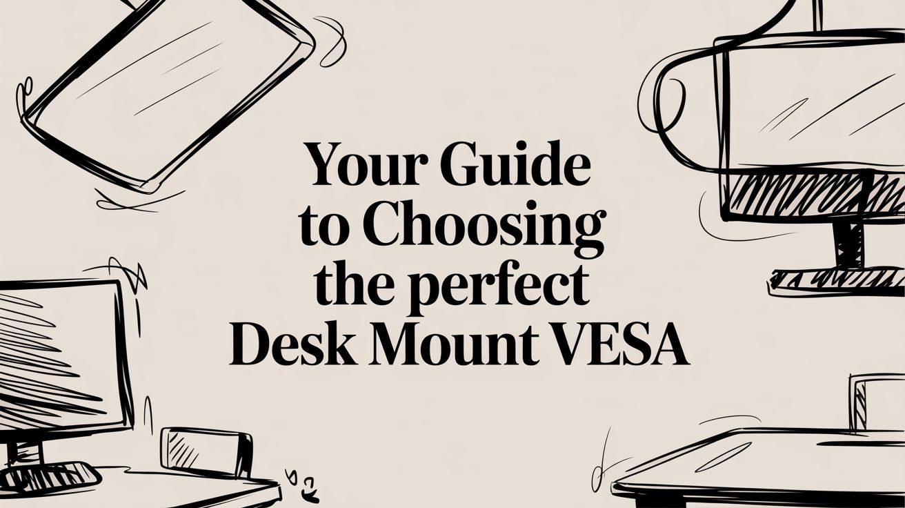 Your Guide to Choosing the Perfect Desk Mount VESA