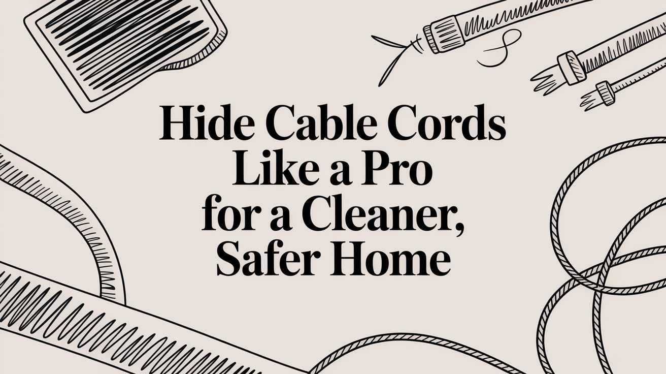 Hide Cable Cords Like a Pro for a Cleaner, Safer Home