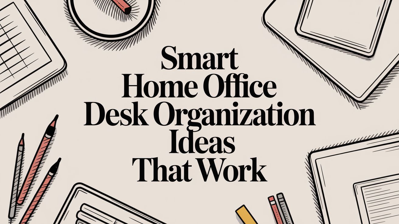Smart Home Office Desk Organization Ideas That Work