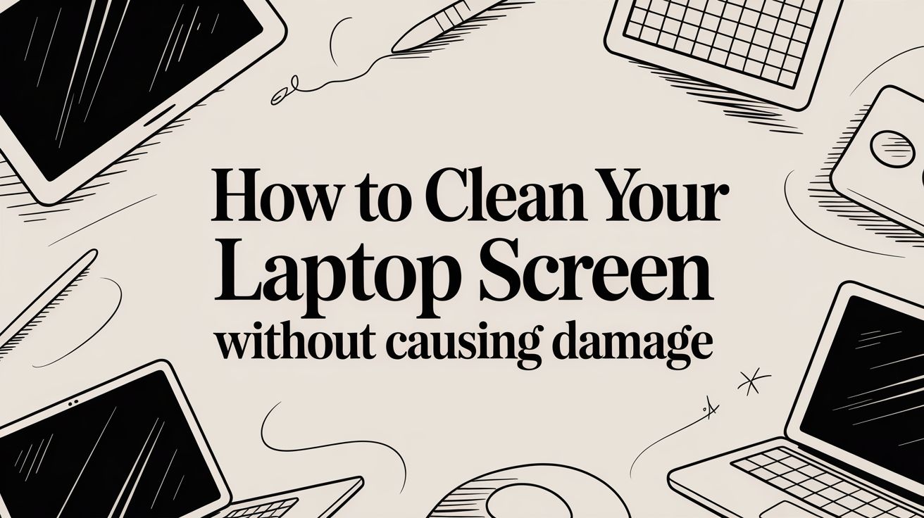How to Clean Your Laptop Screen Without Causing Damage
