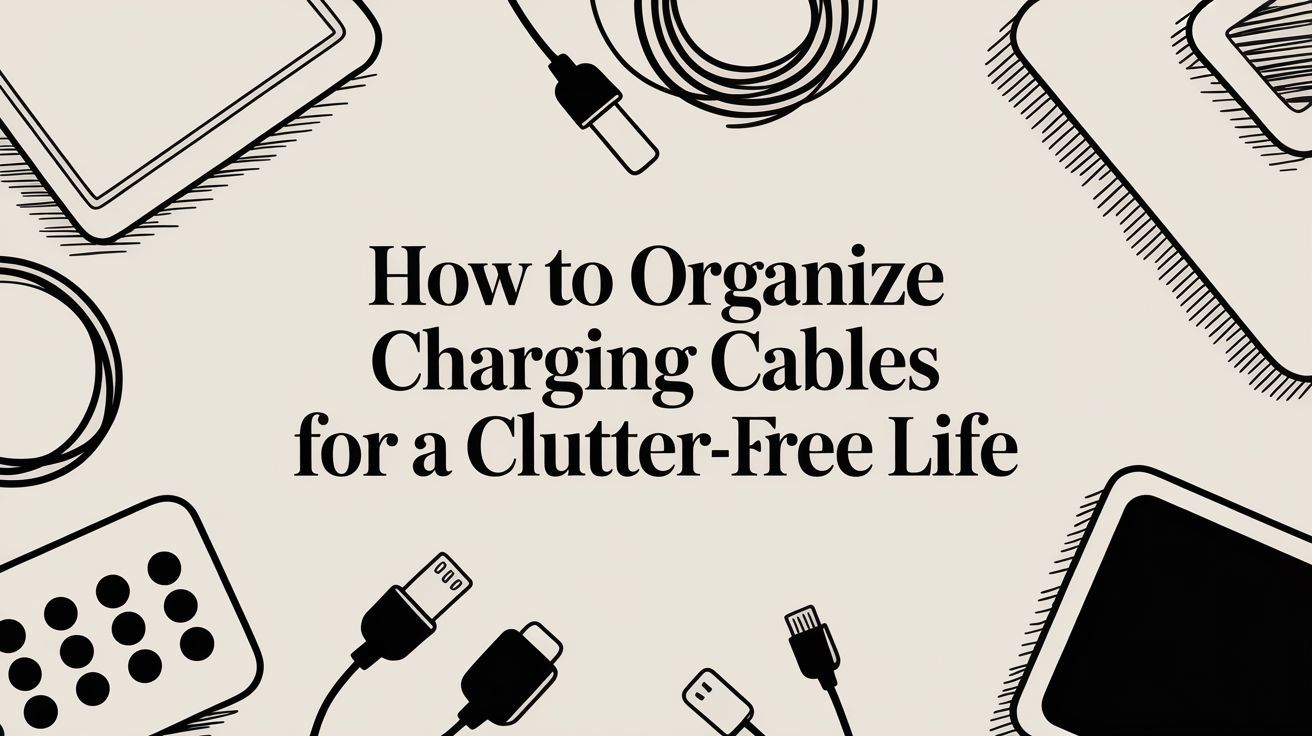 How to Organize Charging Cables for a Clutter-Free Life