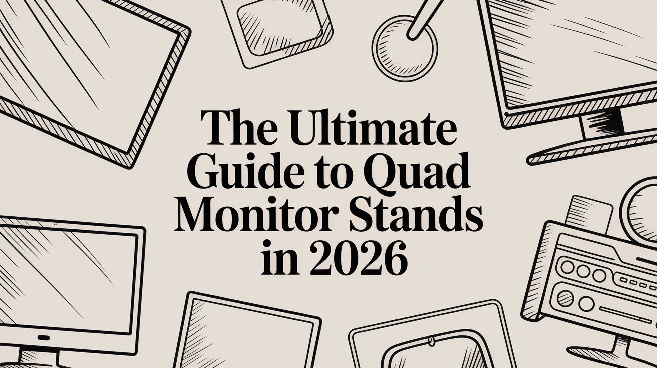 The Ultimate Guide to Quad Monitor Stands in 2026