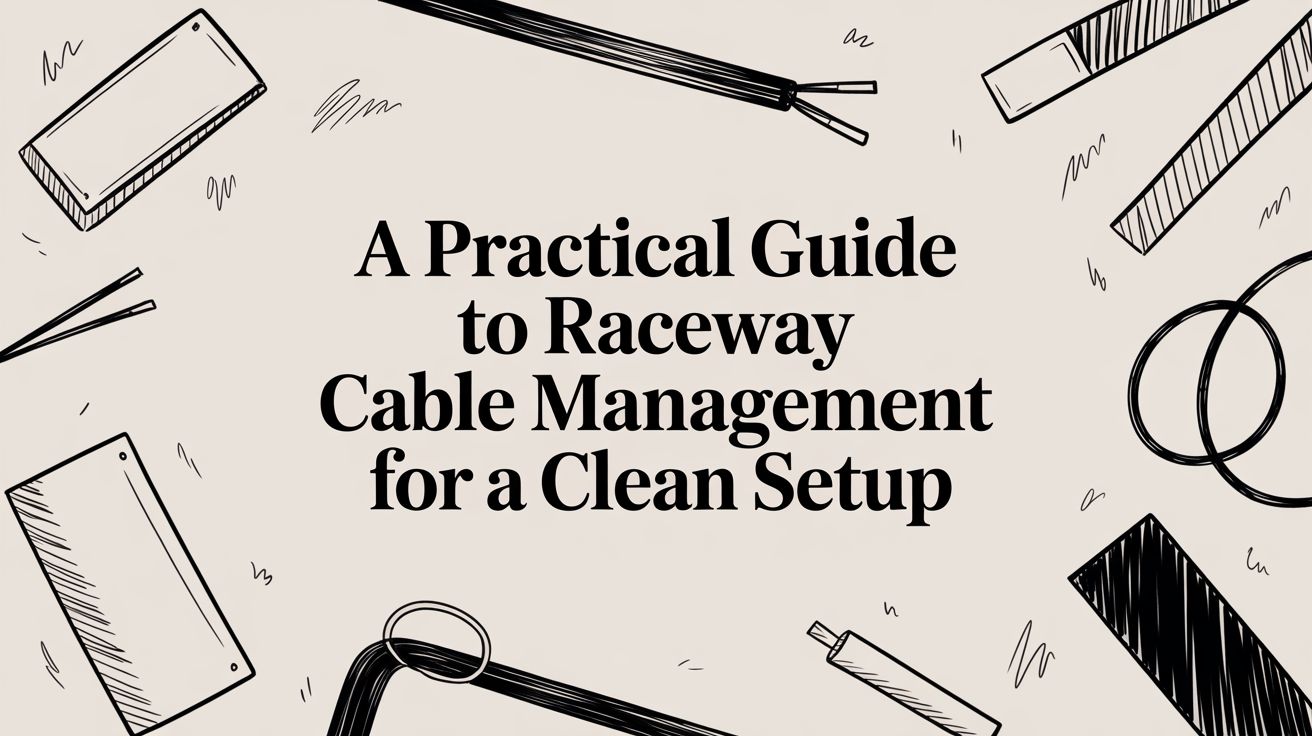 Raceway Cable Management for Media Walls and Office Setups – EVEO TV