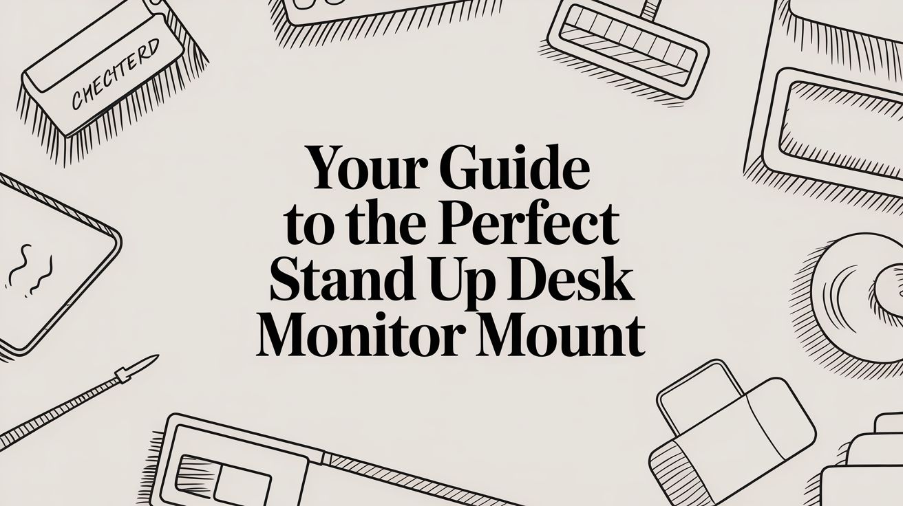 Your Guide to the Perfect Stand Up Desk Monitor Mount