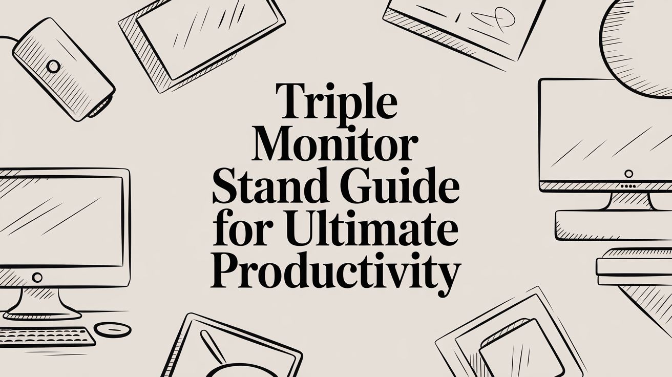 Triple Monitor Stand Guide For Ultimate Productivity