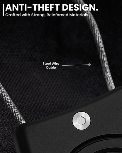 Secure Apple AirTag Holder – (4 Pack) Black - EVEO TV