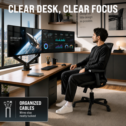 Premium Dual Monitor Mount