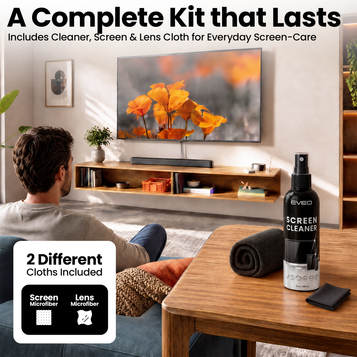 Precision Screen Cleaner 2-in-1
