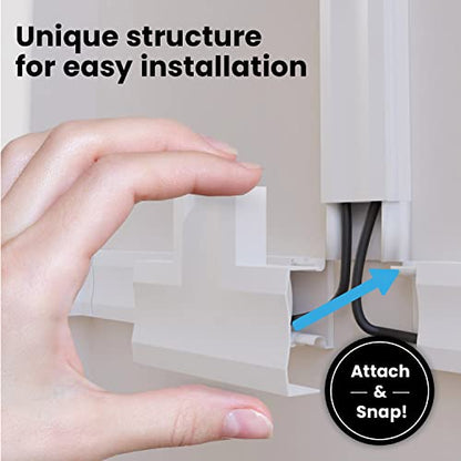 306” Cord Hider Kit - EVEO TV