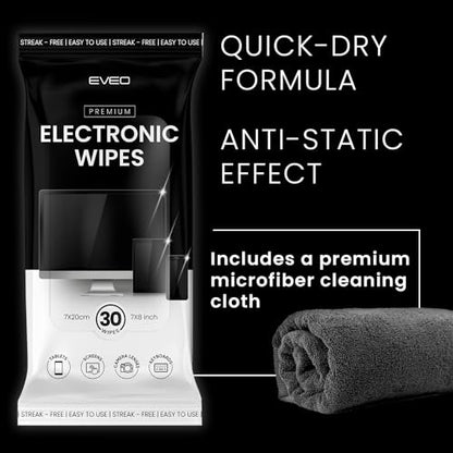 Electronic Wipes - Pack of 30 - EVEO TV
