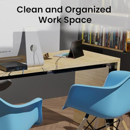 96" J Channel Cable Raceway Kit - EVEO TV