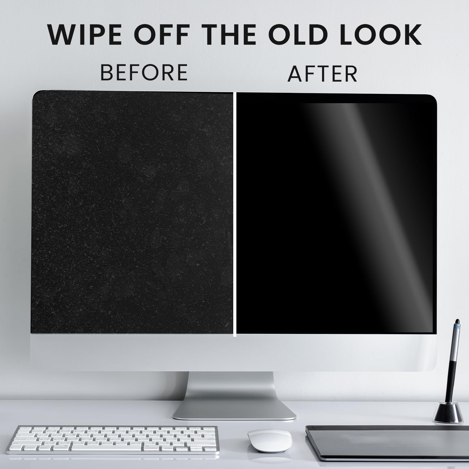 Screen Cleaner Spray 8oz(4ozx2) & Microfiber Clothes - EVEO TV