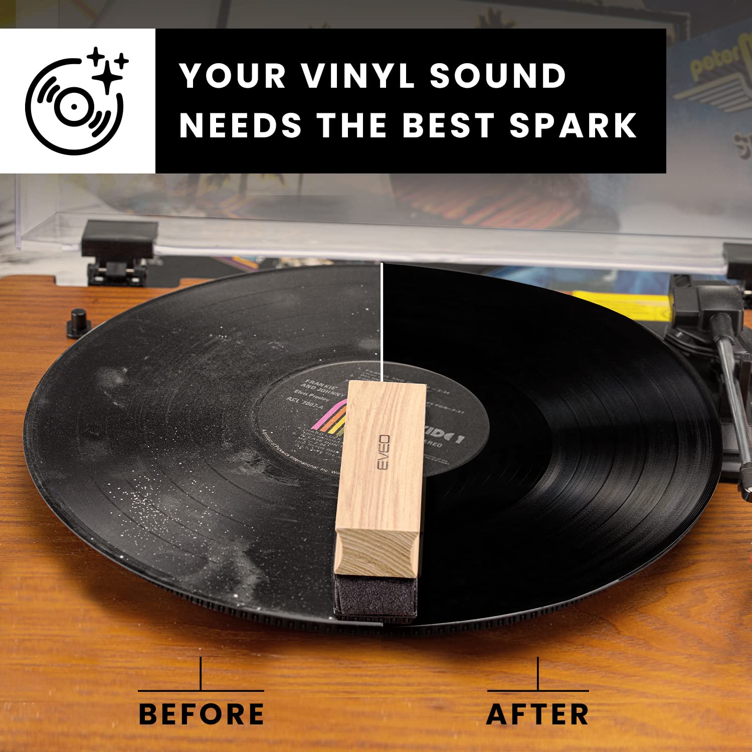 4-in-1 Premium Vinyl Record Cleaning Kit - EVEO TV