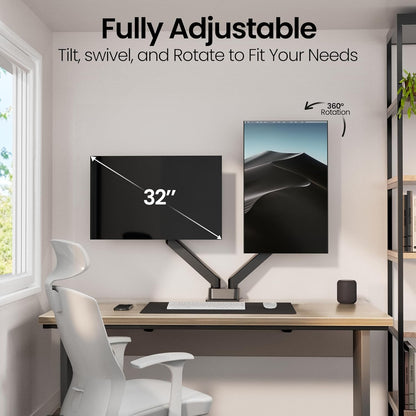 Premium Dual Monitor Mount - EVEO TV