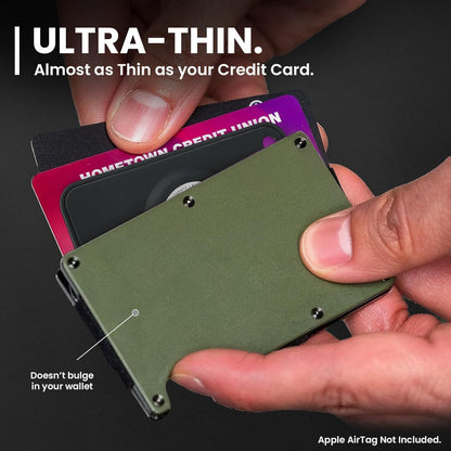 Apple AirTag Wallet Holder – (2 Pack) - Blue & Pink - EVEO TV