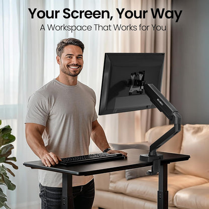 Single Monitor Arm Desk Mount - EVEO TV