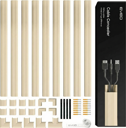 153" Cord Hider Kit - EVEO TV