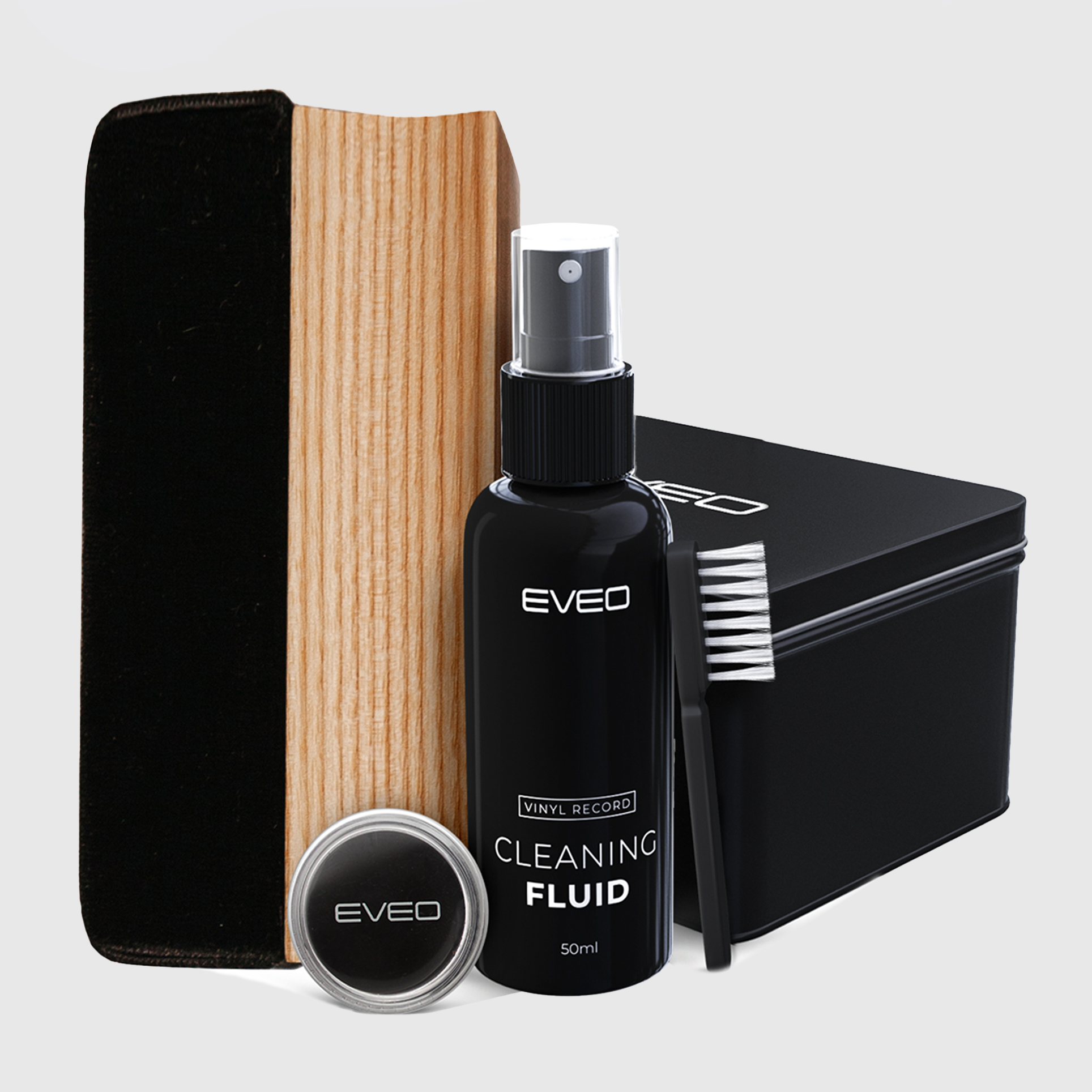 4-in-1 Premium Vinyl Record Cleaning Kit - EVEO TV