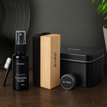 4-in-1 Premium Vinyl Record Cleaning Kit - EVEO TV
