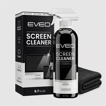 Screen Cleaner Spray 6.7oz - Microfiber Cloth Included